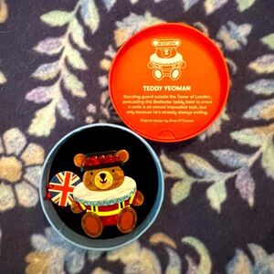 NWT Erstwilder Teddy Yeoman Brooch